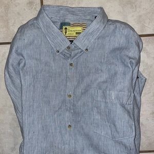Barbour International Steve McQueen Collection Long Sleeve Button Down Shirt XXL